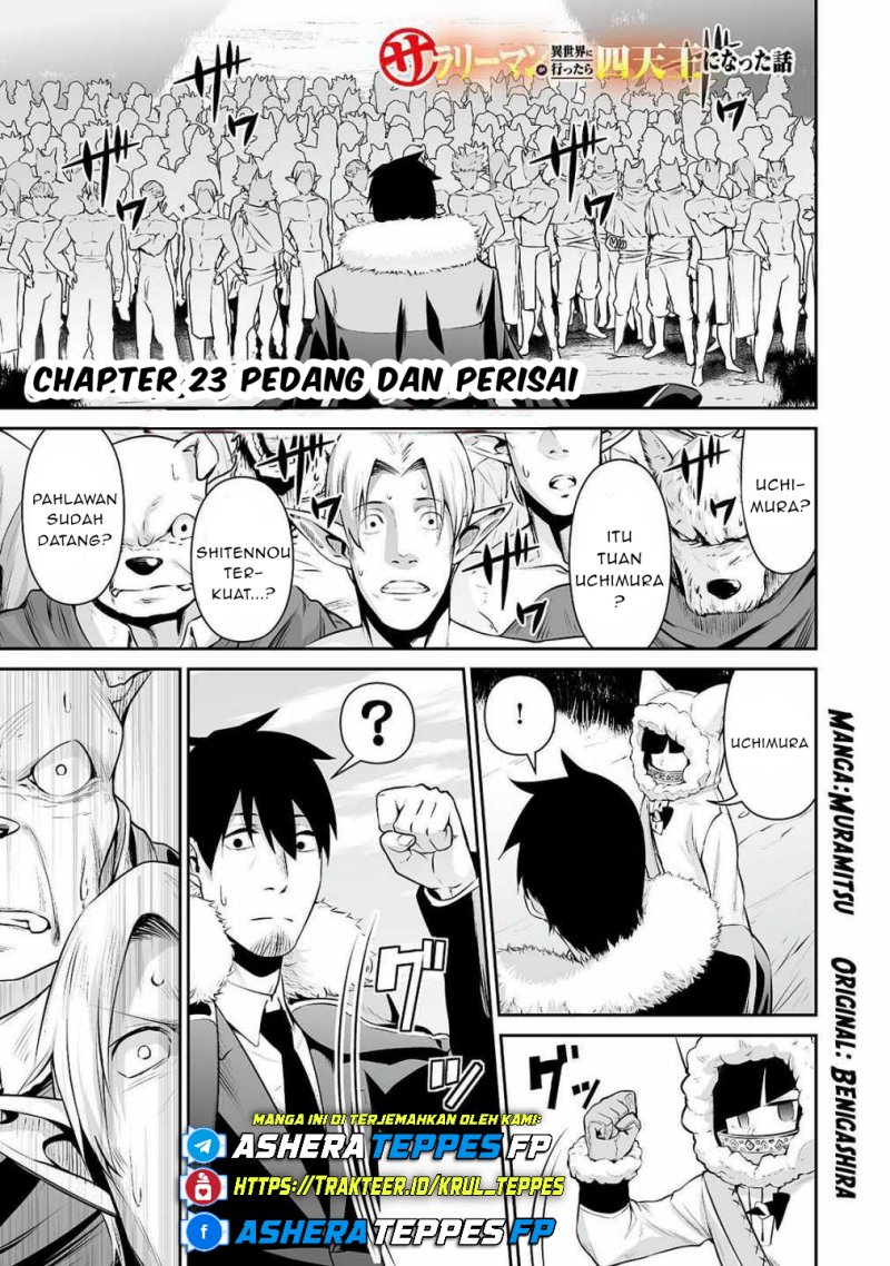 Salaryman Ga Isekai Ni Ittara Shitennou Ni Natta Hanashi